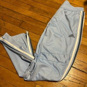 Adidas Womens Light Blue Track Pants